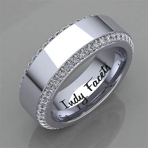 fashionable men's wedding rings.